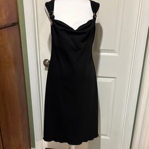 Sag Harbor Black Midi Dress